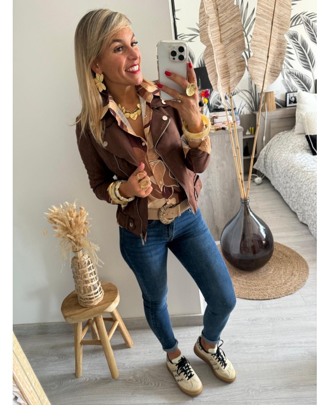 CHEMISE DORIS - CAMEL