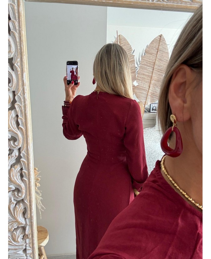 ROBE ROXANE - BORDEAUX