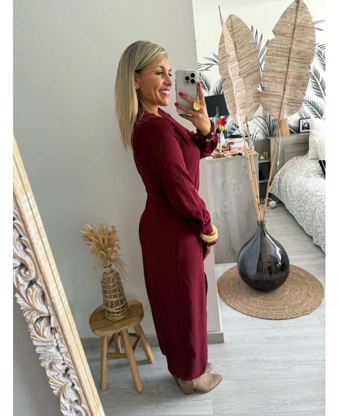 ROBE ROXANE - BORDEAUX