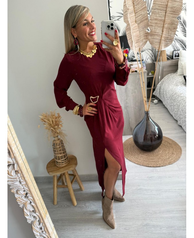 ROBE ROXANE - BORDEAUX