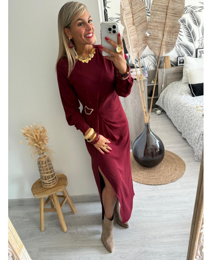 ROBE ROXANE - BORDEAUX