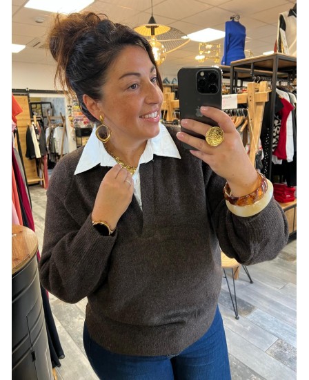 PULL FLORANE - CHOCO PULPEUSE