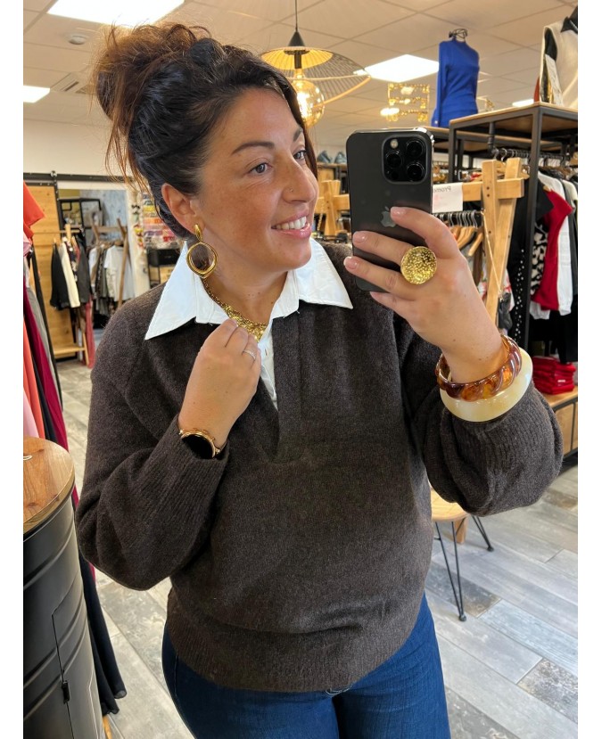 PULL FLORANE - CHOCO PULPEUSE