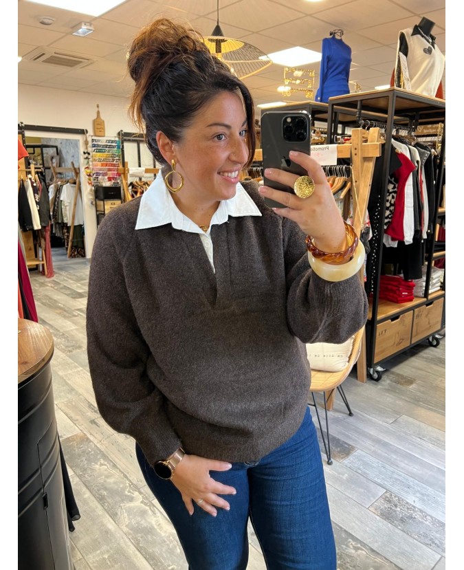 PULL FLORANE - CHOCO PULPEUSE