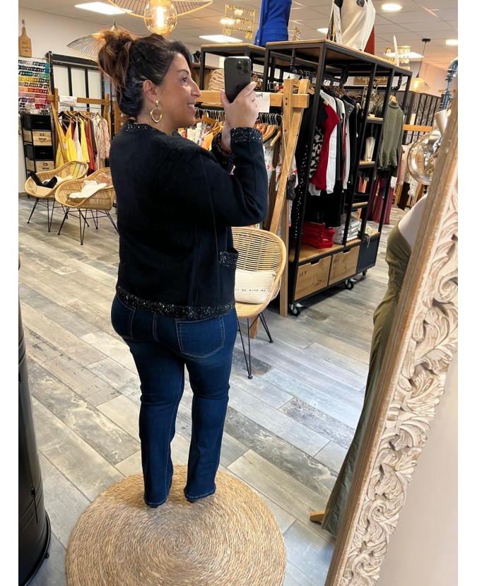 GILET AMBRINE - NOIR