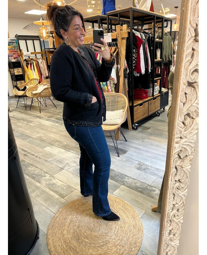 GILET AMBRINE - NOIR