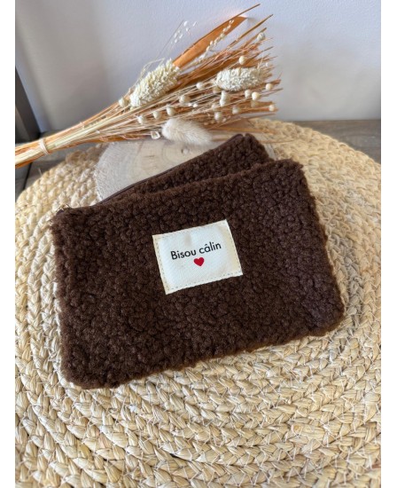 POCHETTE BISOU CALIN - CHOCO