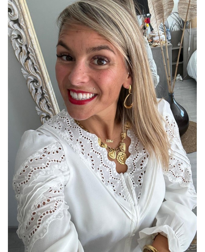 BLOUSE MOIRA - BLANC