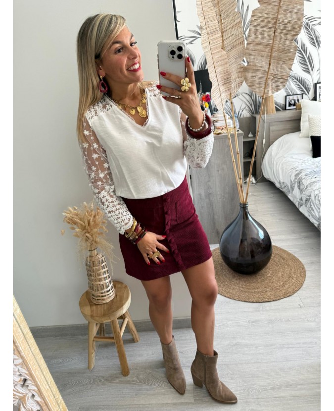 BLOUSE CHERINE - BLANC