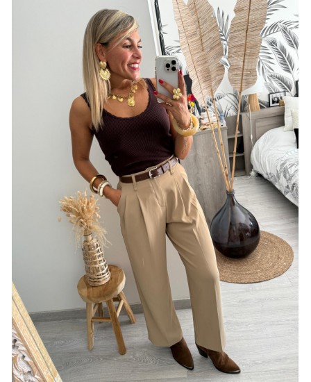 PANTALON MIKI - BEIGE