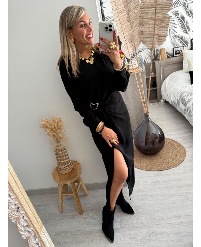 ROBE ROXANE - NOIR