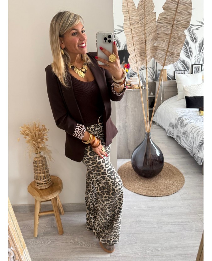 BLAZER SAMANTHA - CHOCOLAT