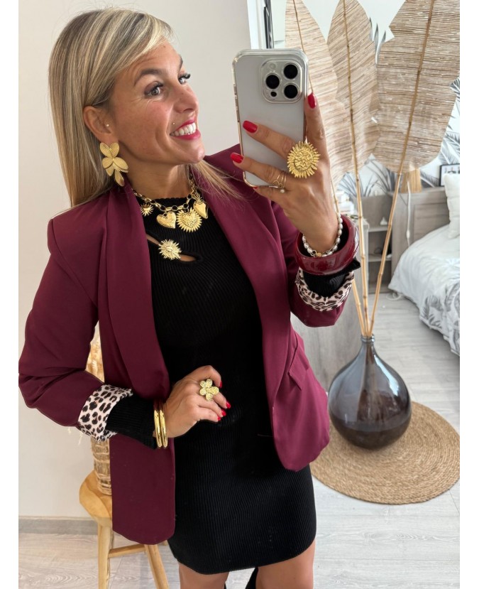 BLAZER SAMANTHA - BORDEAUX
