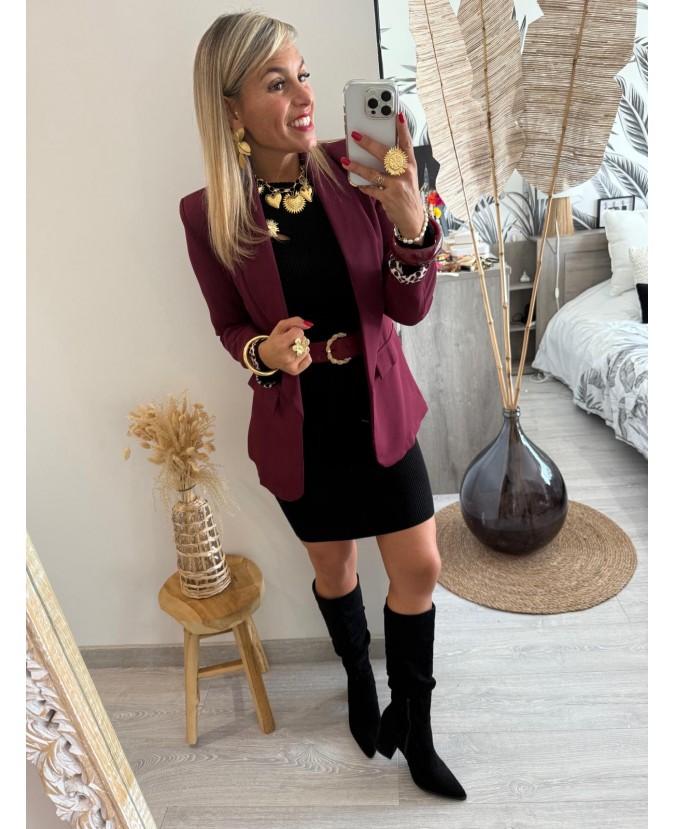 BLAZER SAMANTHA - BORDEAUX