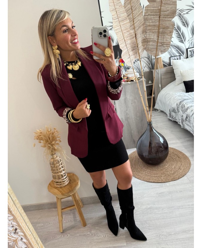 BLAZER SAMANTHA - BORDEAUX
