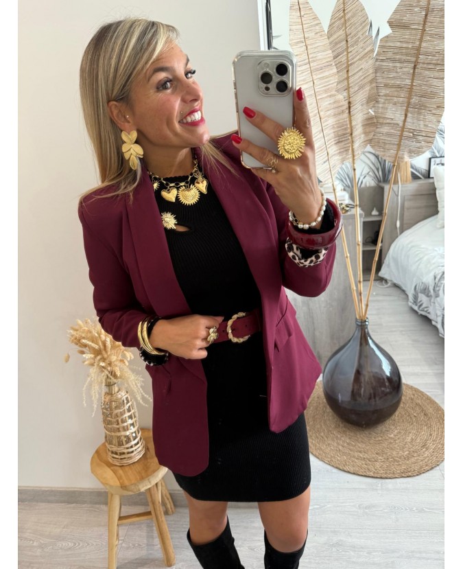 BLAZER SAMANTHA - BORDEAUX