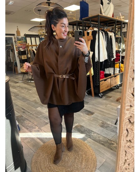 CAPE LANNIE PULPEUSE - CHOCOLAT