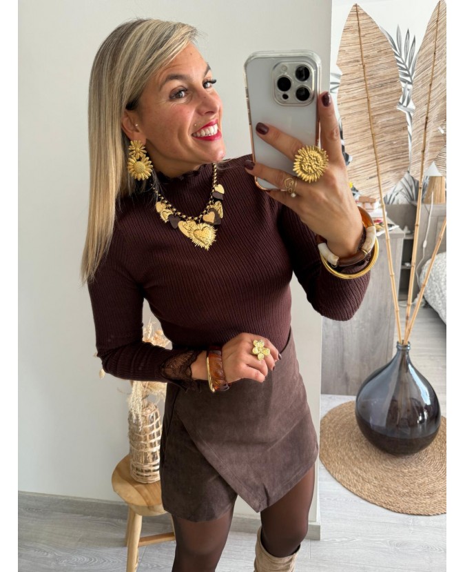 PULL NOAM - CHOCOLAT