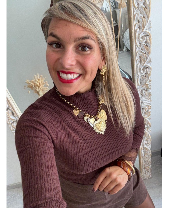 PULL NOAM - CHOCOLAT