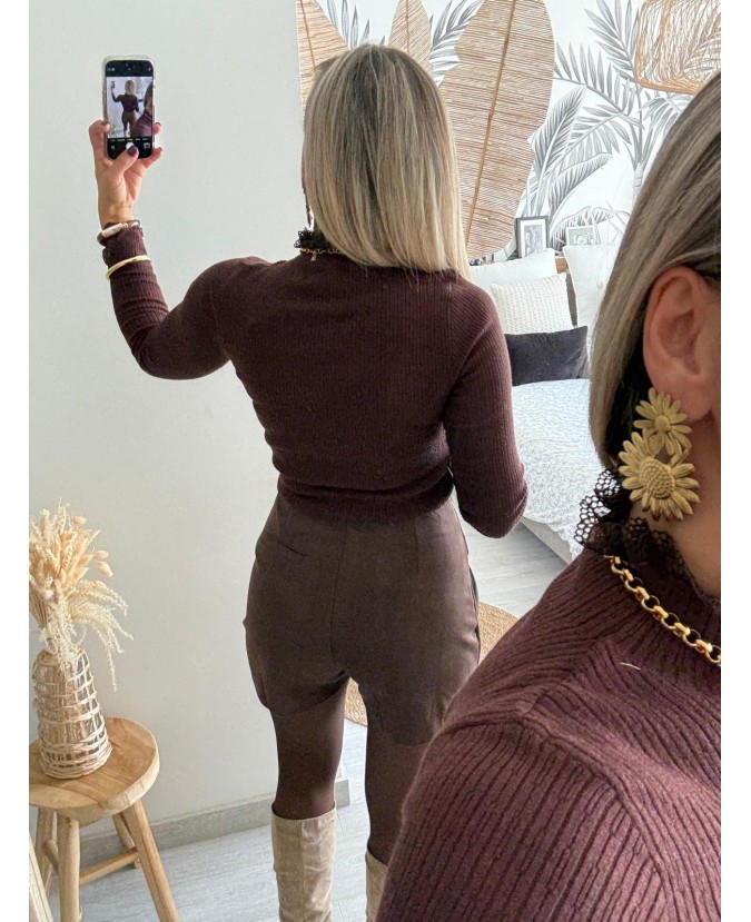 PULL NOAM - CHOCOLAT