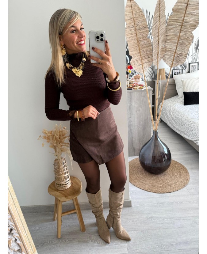 PULL NOAM - CHOCOLAT