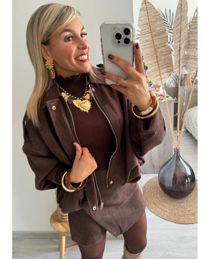 PULL NOAM - CHOCOLAT