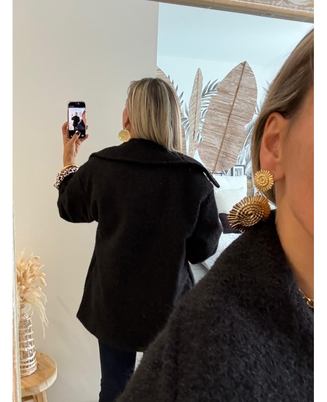 MANTEAU RAMIRO - NOIR