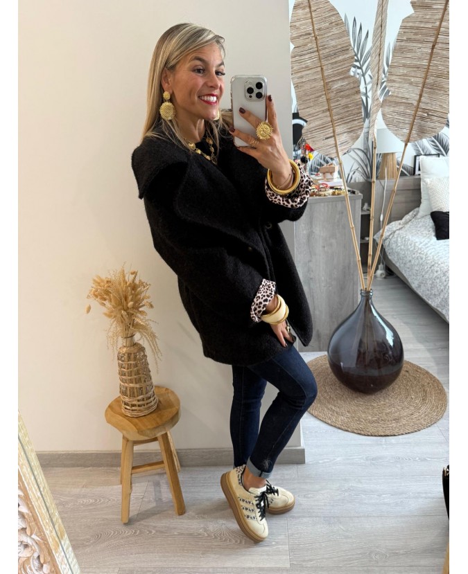 MANTEAU RAMIRO - NOIR