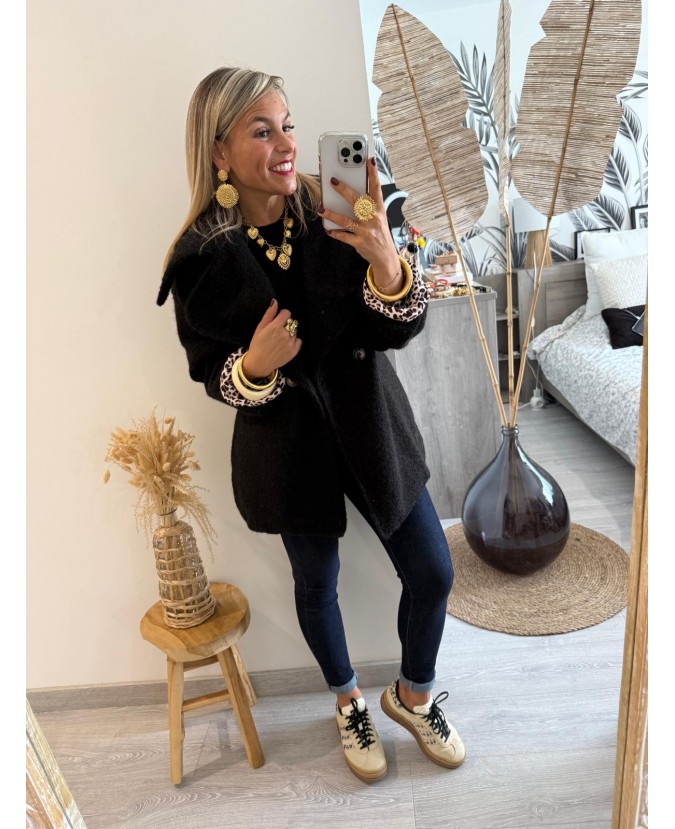 MANTEAU RAMIRO - NOIR