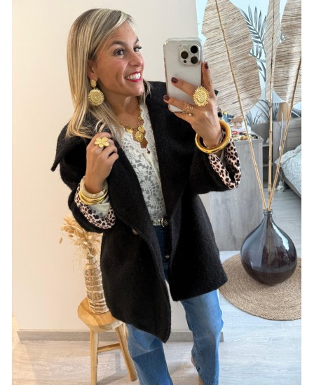 MANTEAU RAMIRO - NOIR