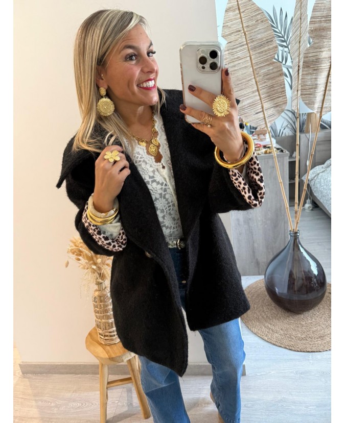 MANTEAU RAMIRO - NOIR