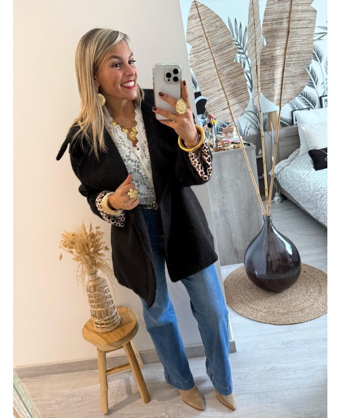 MANTEAU RAMIRO - NOIR