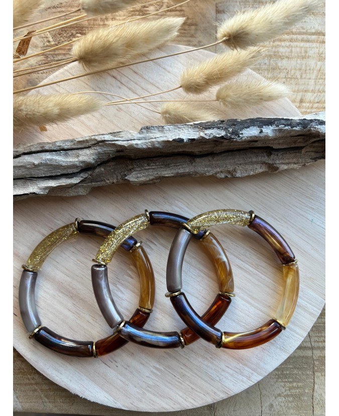 BRACELET WAFA - CHOCO NACRÉ