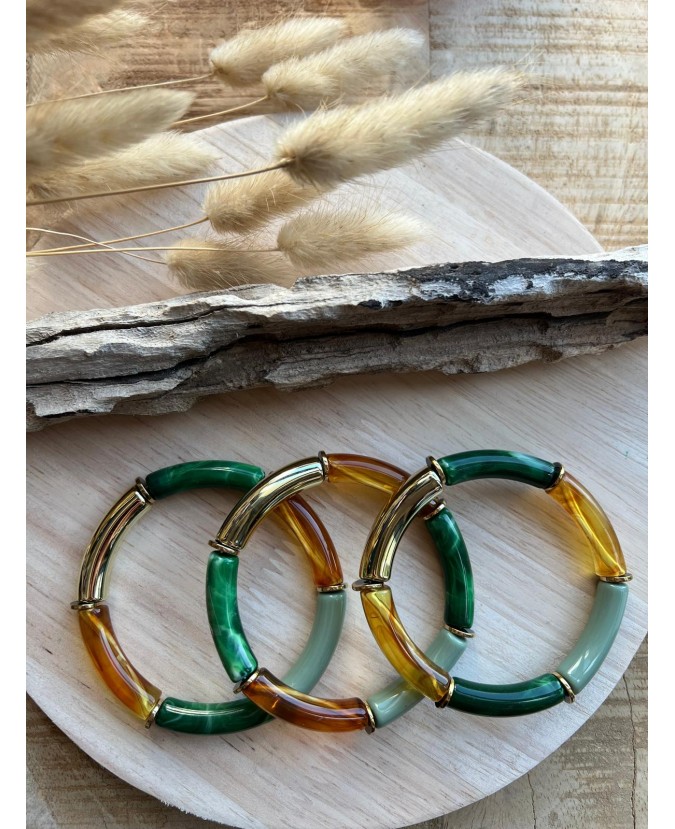 BRACELET WAFA - SAPIN/MARRON