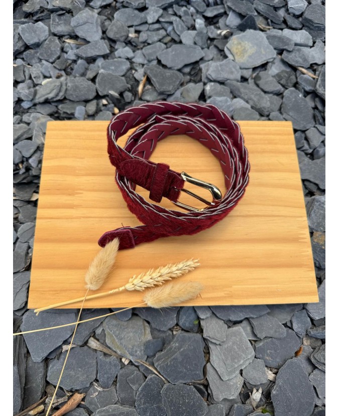 CEINTURE SABRINA - BORDEAUX