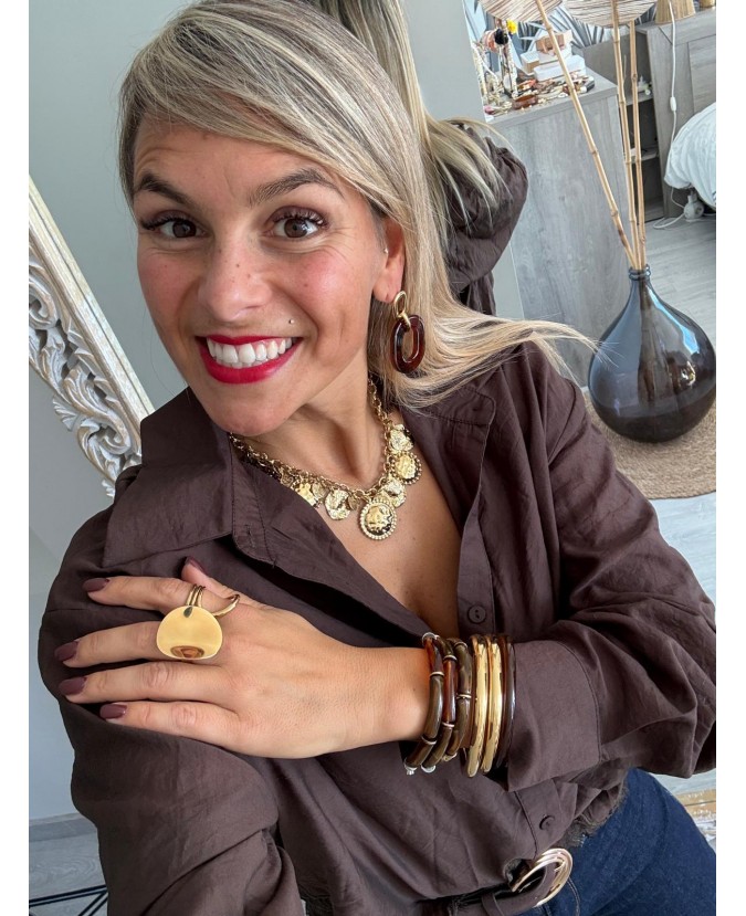 CHEMISE DOLAN - CHOCOLAT