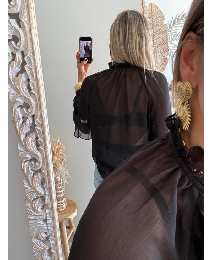 BLOUSE AELYS - NOIR