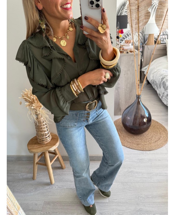 CHEMISE DAVINA - KAKI