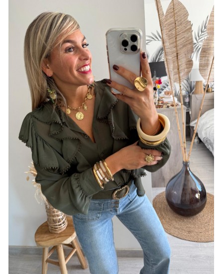 CHEMISE DAVINA - KAKI