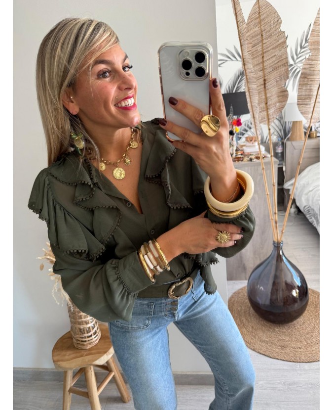 CHEMISE DAVINA - KAKI