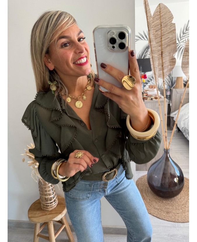 CHEMISE DAVINA - KAKI