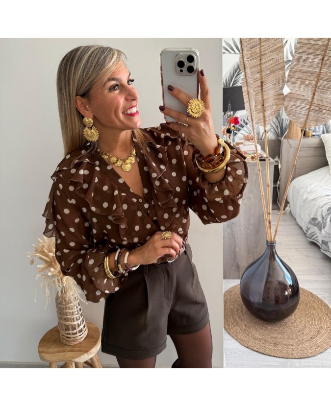 SHORT LAETITIA - MARRON