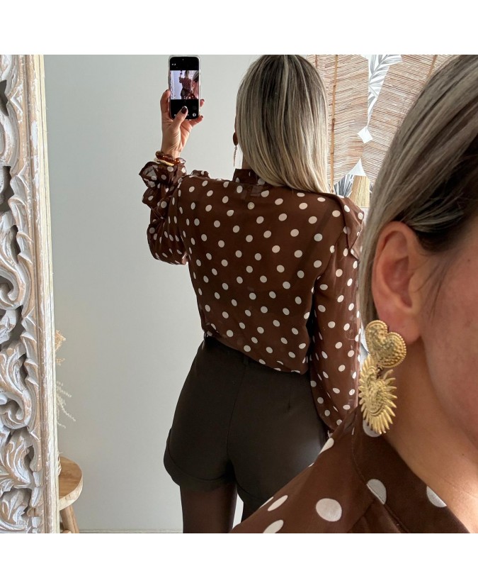 SHORT LAETITIA - MARRON