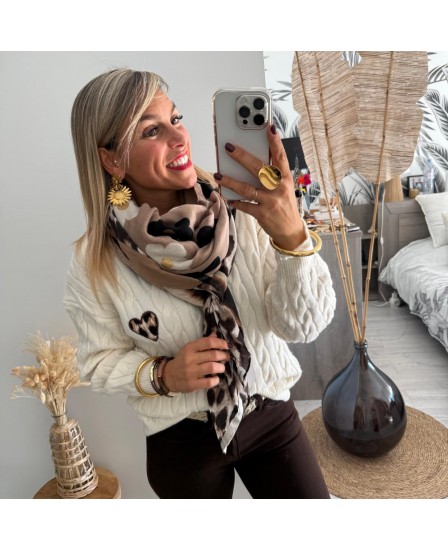 ECHARPE BRIAN - TAUPE