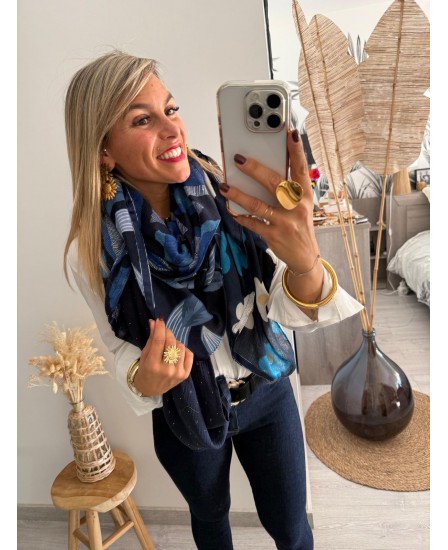 ECHARPE BRIAN - BLEU