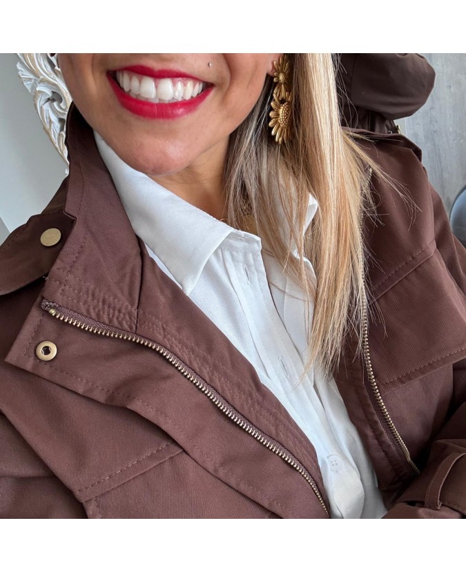 VESTE REBECCA - CHOCOLAT