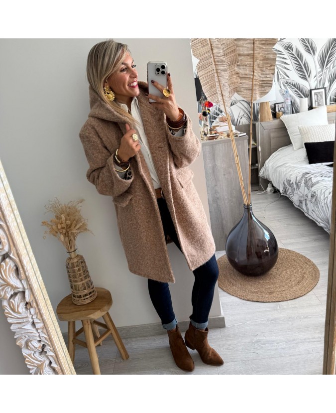MANTEAU MALLORY - CAMEL