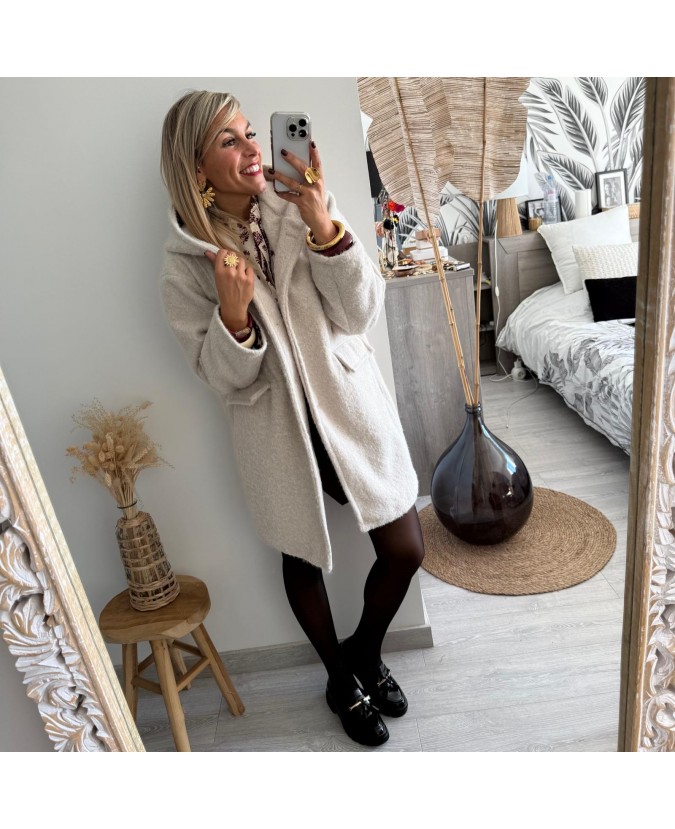 MANTEAU MALLORY - ECRU