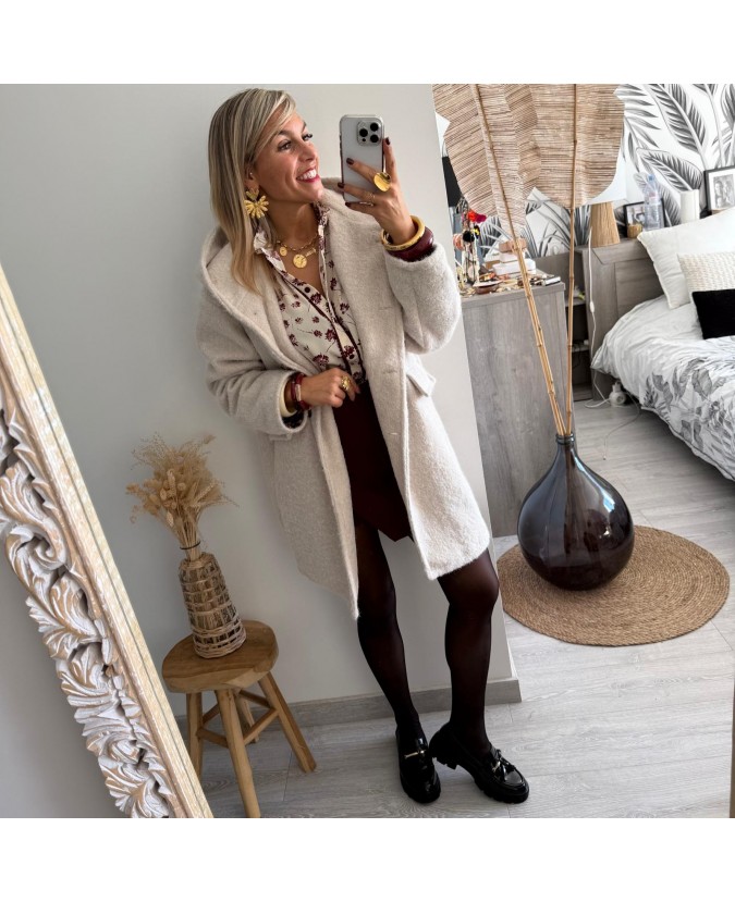 MANTEAU MALLORY - ECRU