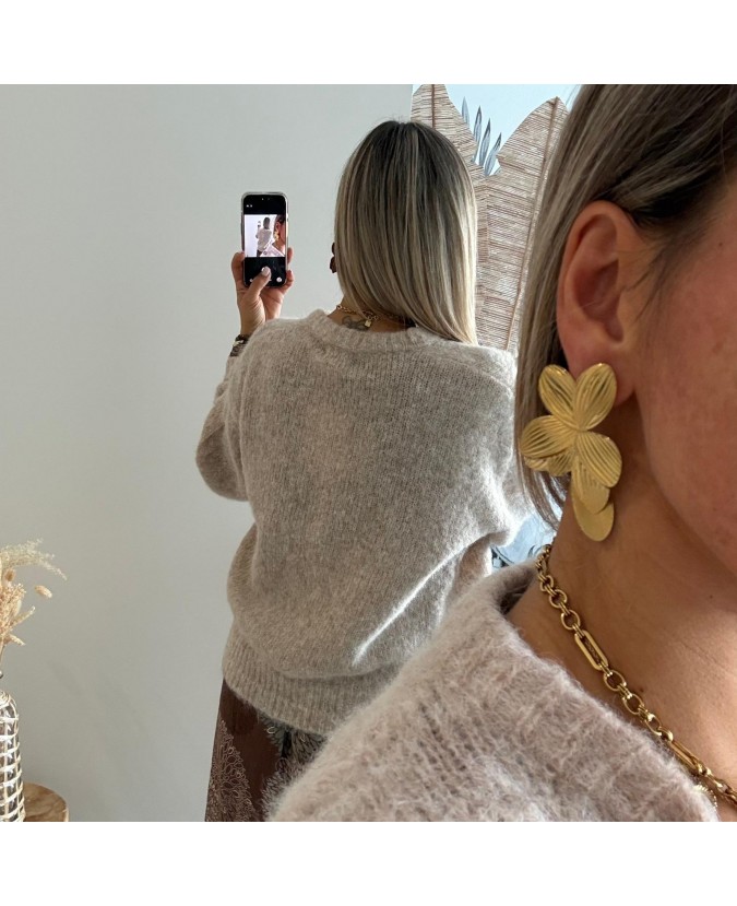 ROBE SYLVANA - MARRON